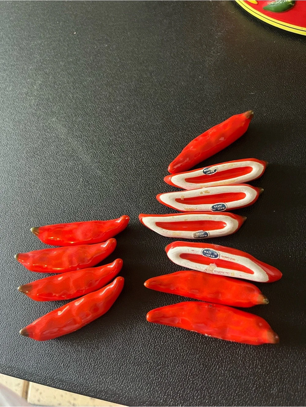 Bright Red Chili Pepper Chopstick Rests